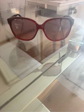 Rebecca Minkoff Red Cat-Eye Sunglasses